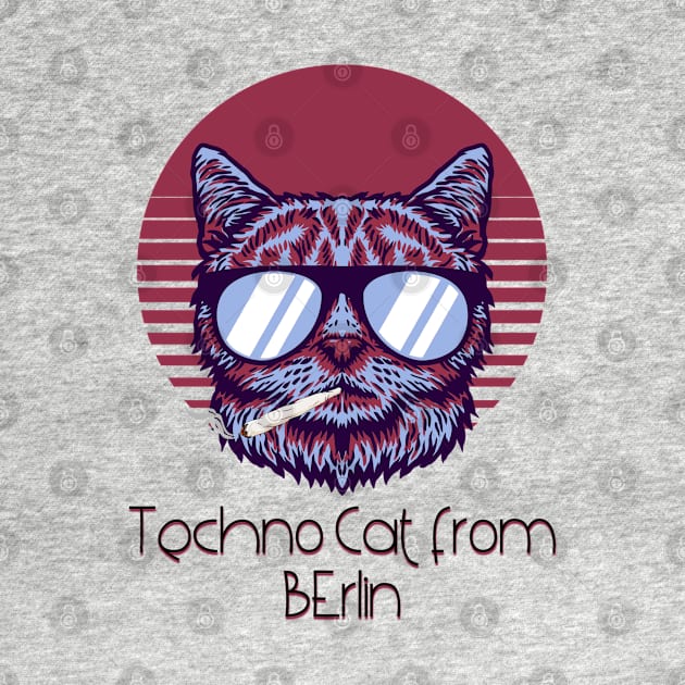 Techno Cat from Berlin - Catsondrugs.com - Techno Party Ibiza Rave Dance Underground Festival Spring Break  Berlin Good Vibes Trance Dance technofashion technomusic housemusic by catsondrugs.com